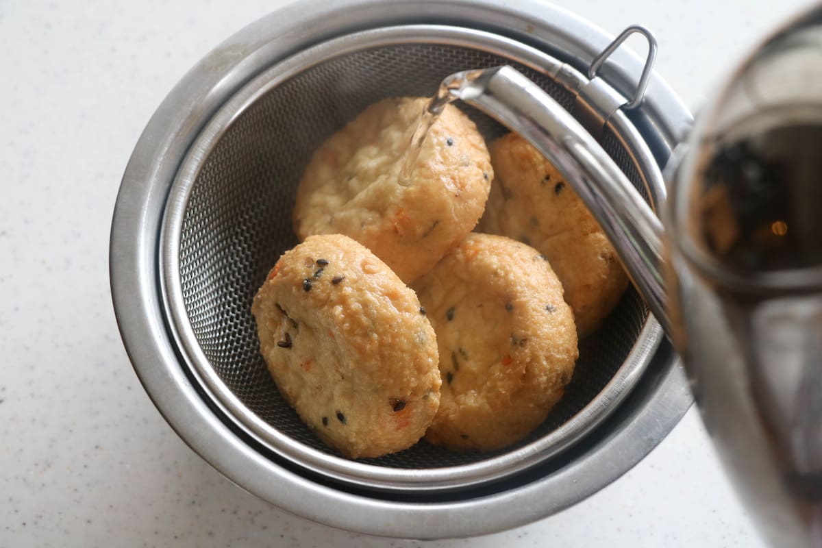 かぶとがんもどきの煮物