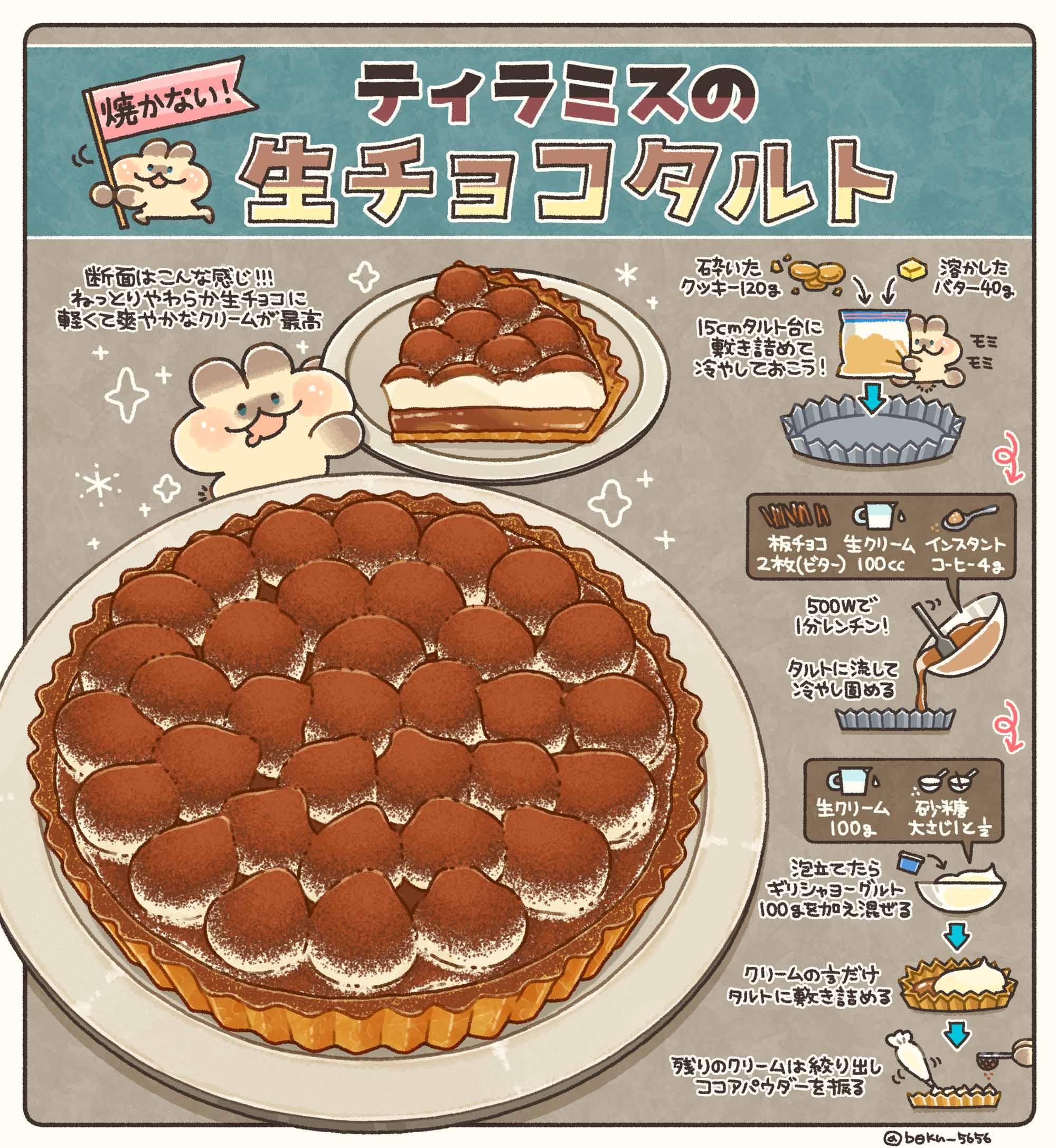 「ティラミス生チョコタルト」