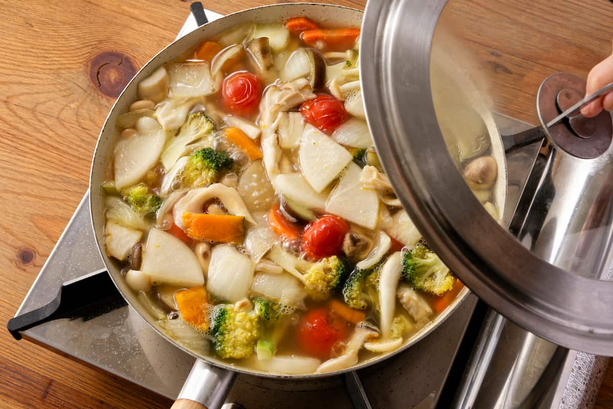 基本の腎臓スープ　行程4