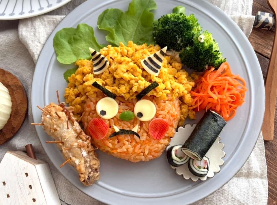 節分に子どもと作りたい♪ かわいい「鬼さんオムライス」