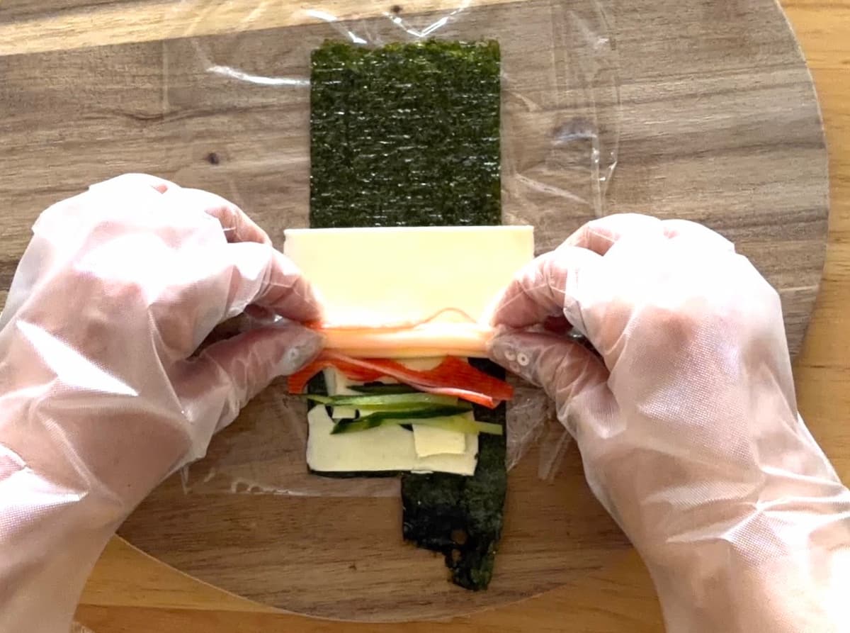 ミニミニ恵方巻き