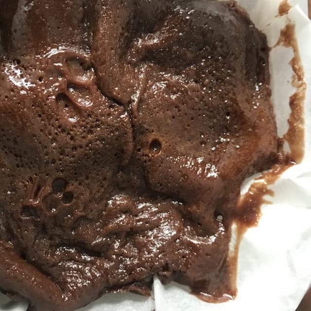 「しっとり半熟ショコラケーキ」レシピ