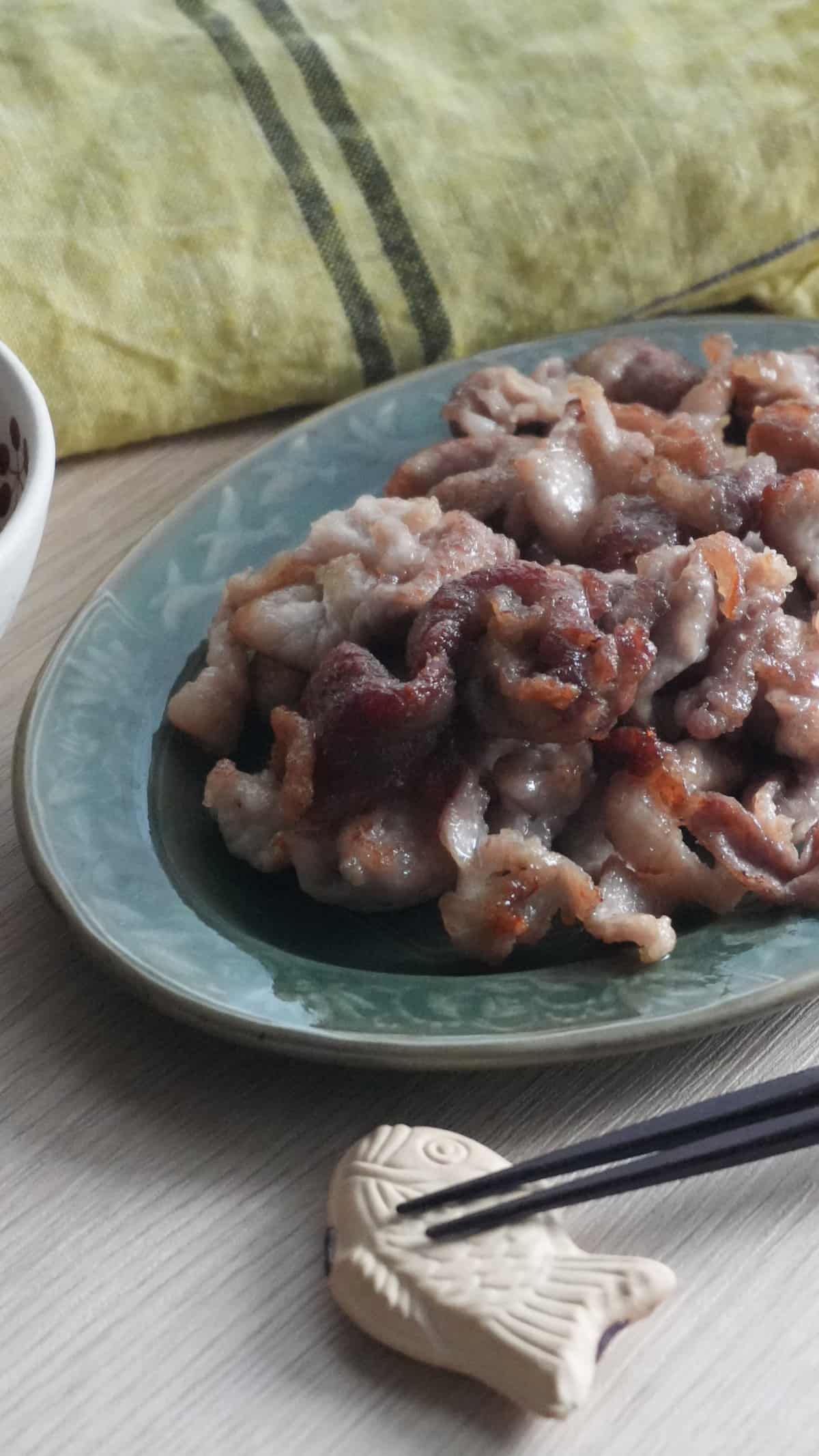 温め直したカリカリポーク