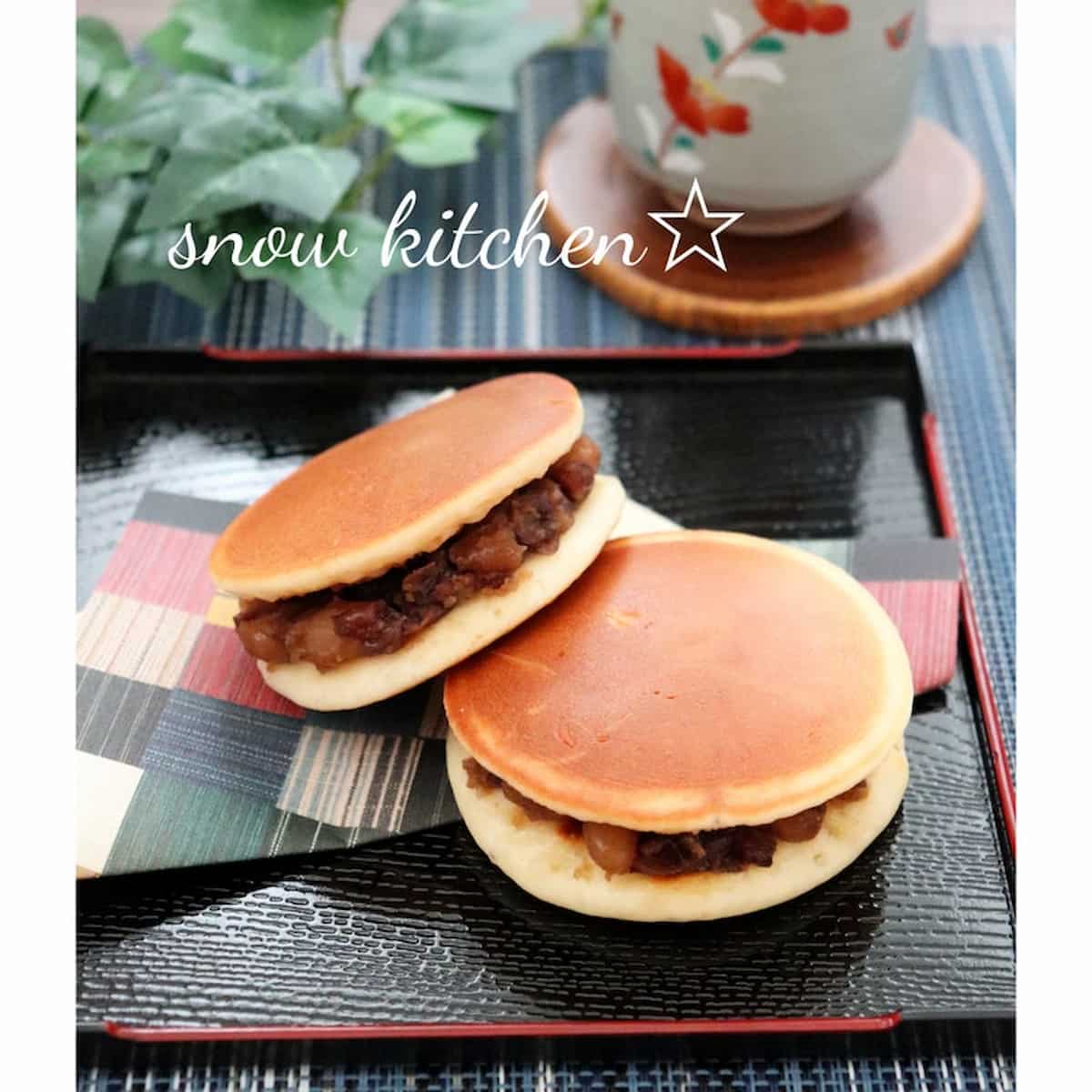 snow kitchen☆さん 和スイーツ 米粉のミニどら焼き