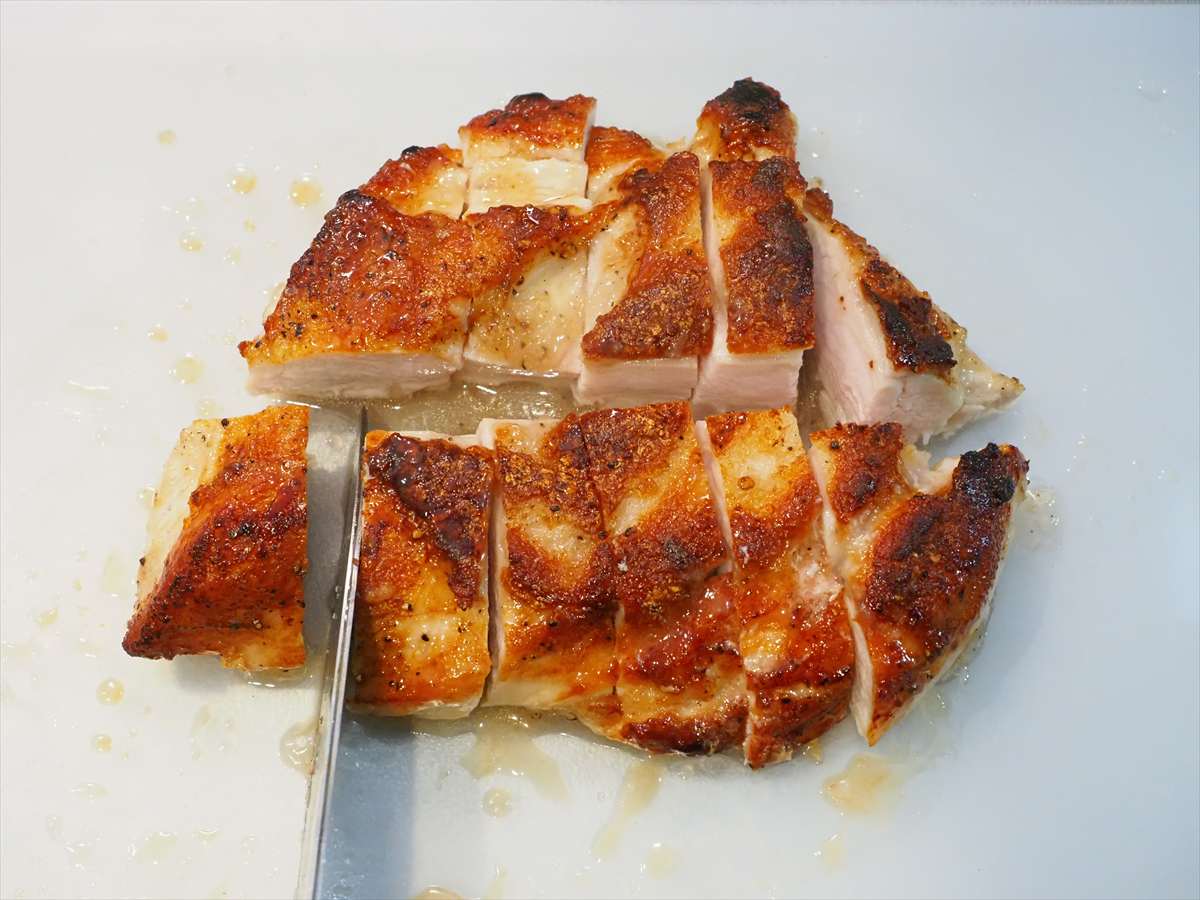 鶏むね肉で揚げない油淋鶏|フライパン一つで簡単&美味しい