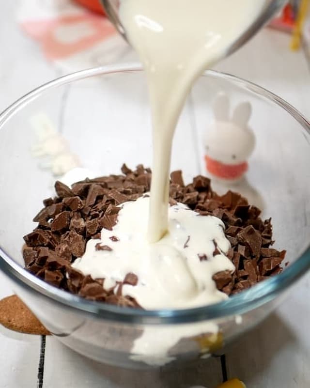 ハートの生チョコタルト