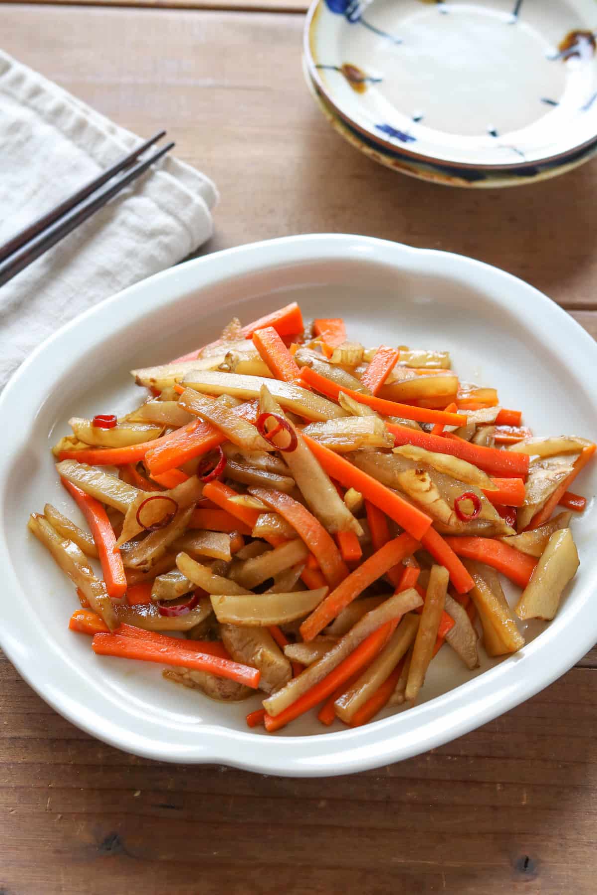 菊芋のきんぴら