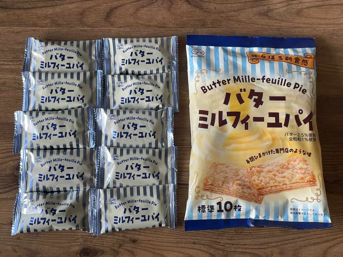 「不二家 バターミルフィーユパイ」