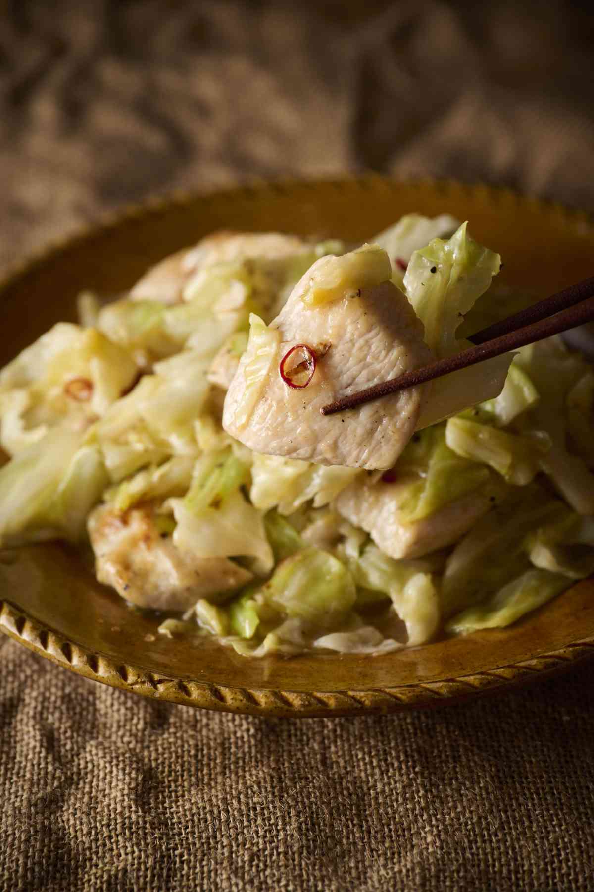 鶏むねとキャベツの塩けいちゃん