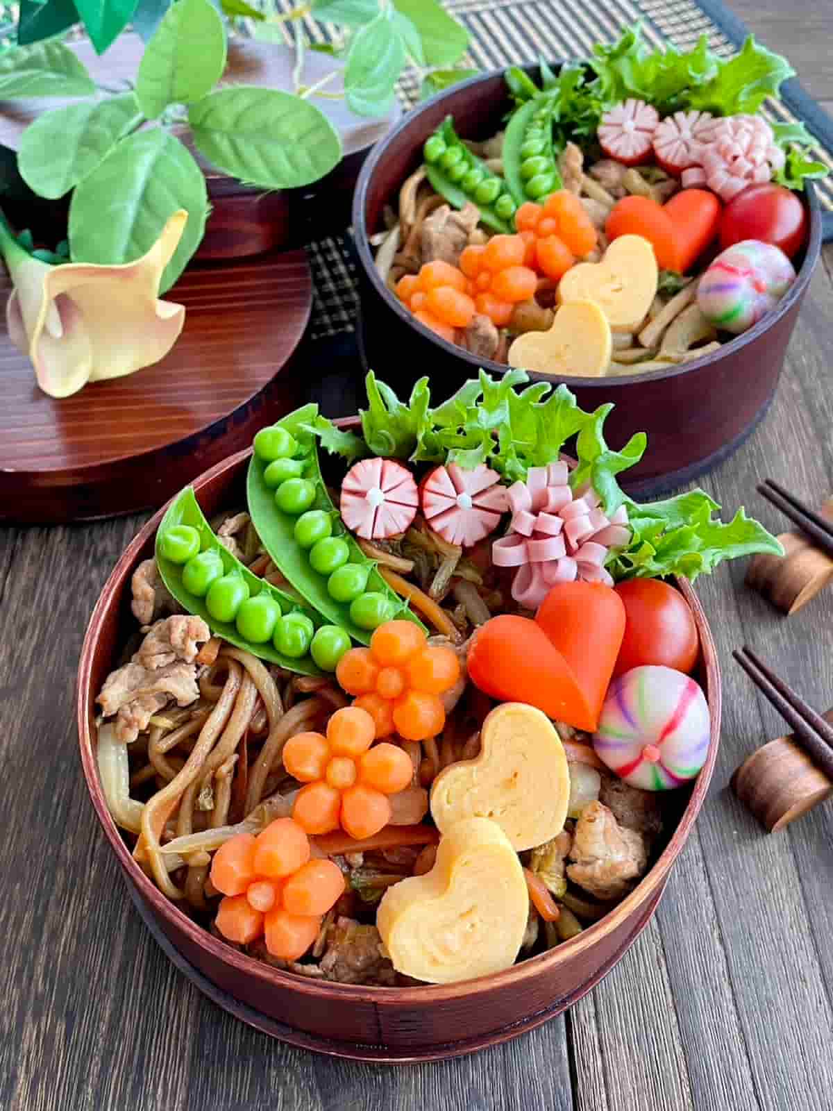 白菜と豚肉の焼きそば