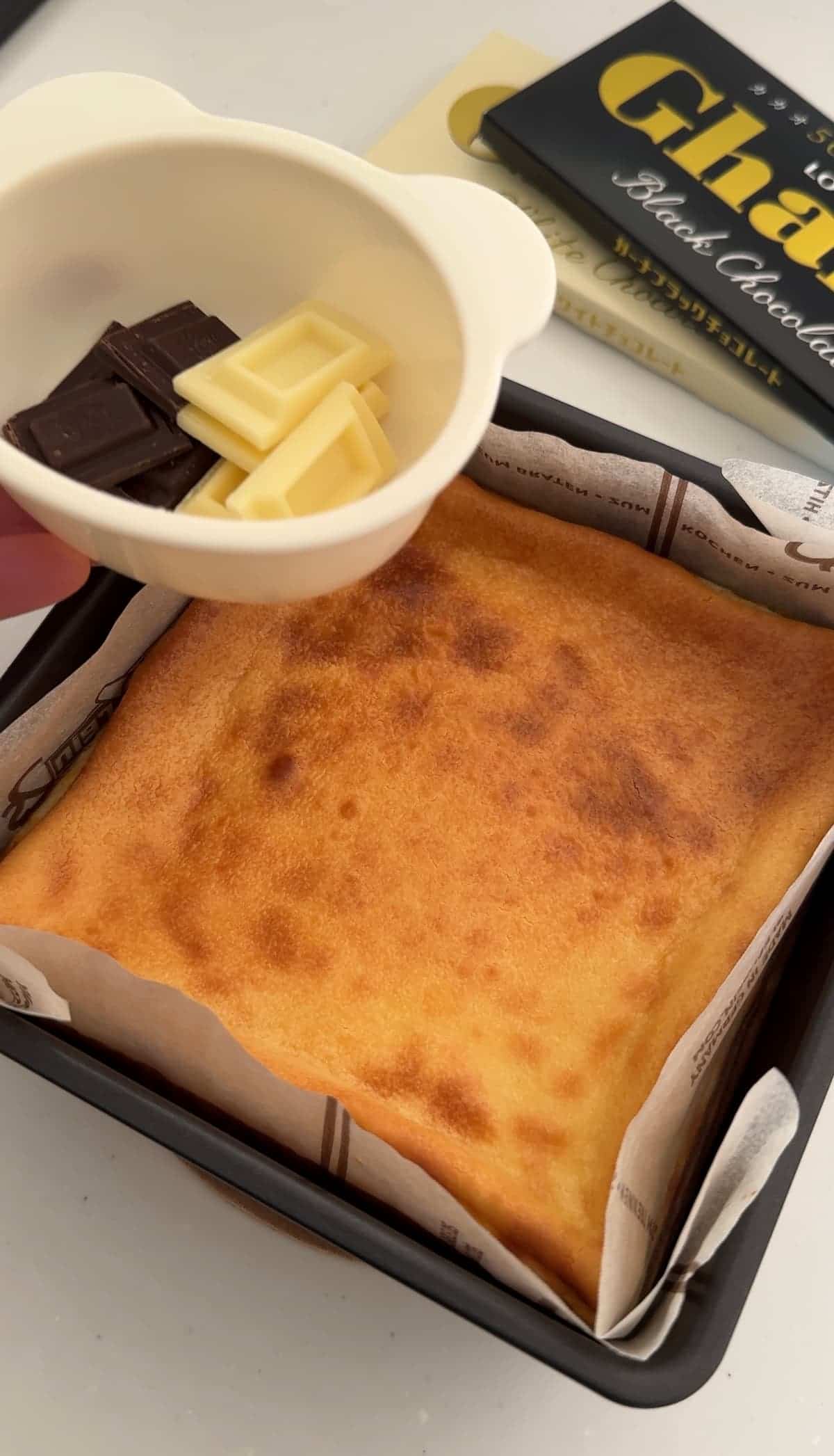 パリッチョコチーズケーキ