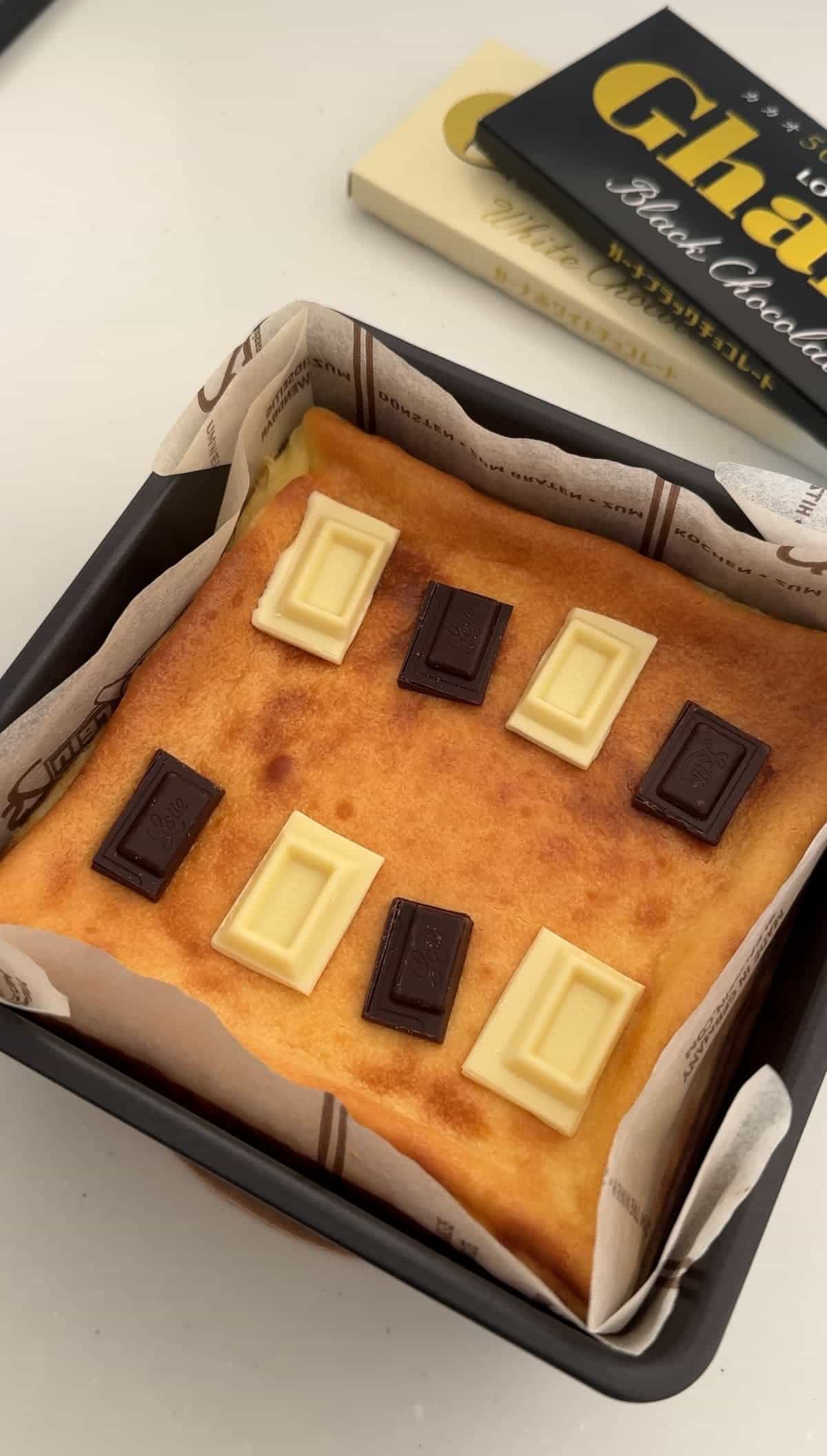 パリッチョコチーズケーキ