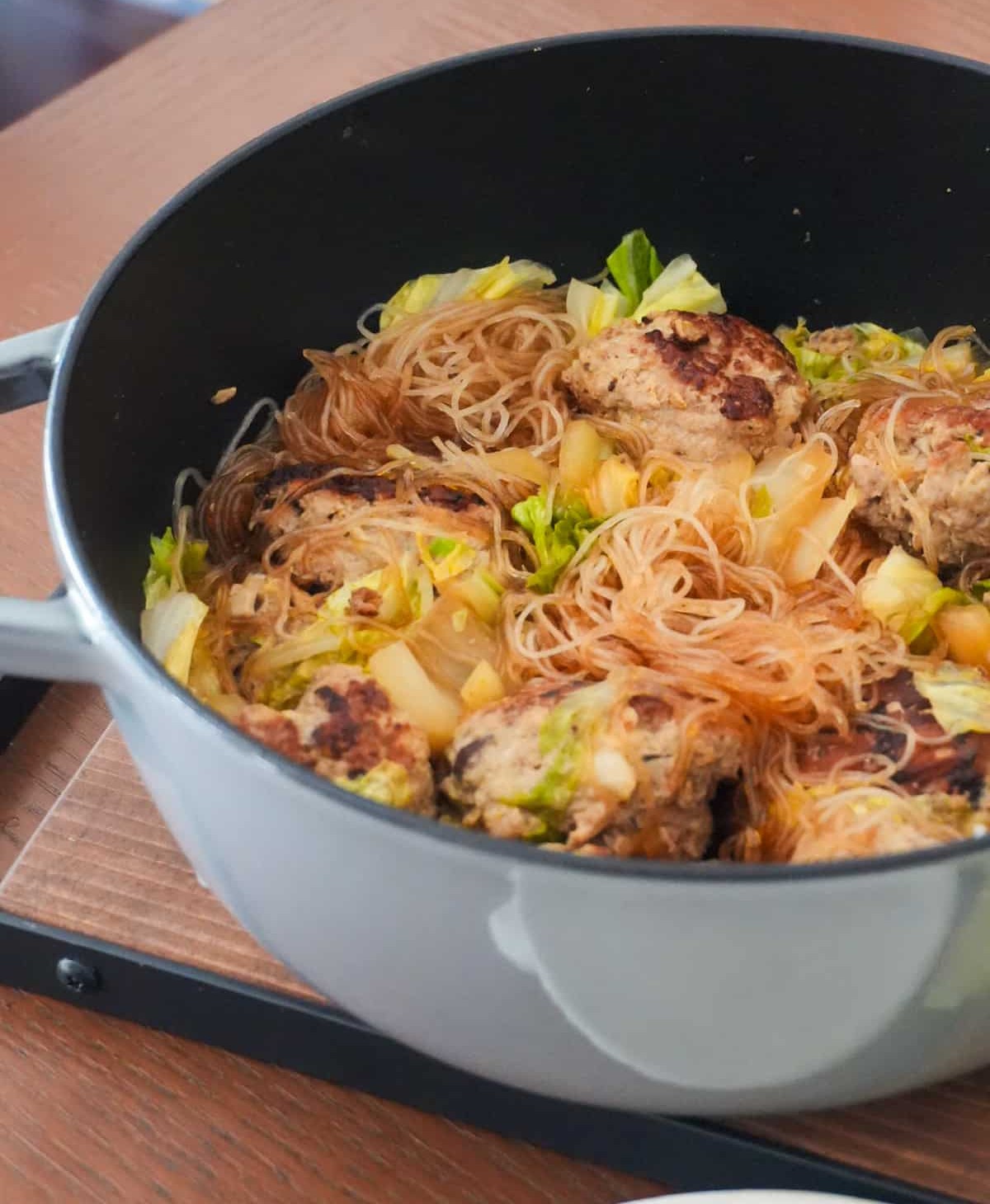 白菜1/4が消える！旨味を吸った春雨がおいしい「とろじゅわ肉団子」