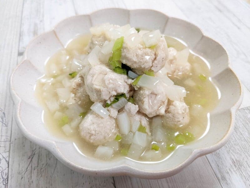 鶏団子のかぶあんかけ