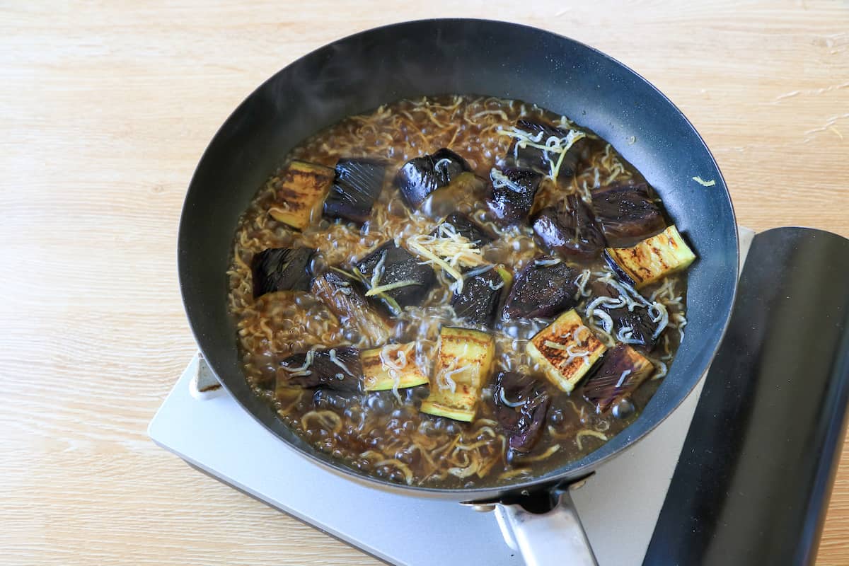 甘辛なすちりめん