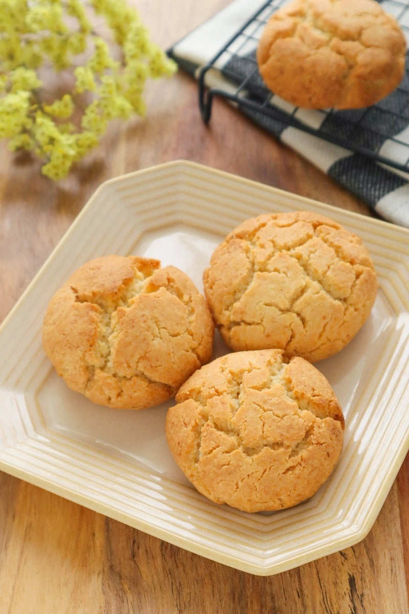 管理栄養士ゆきぼむさんのマイベストレシピグルテンフリー 豆腐の米粉スコーン【小麦・卵・乳不使用】