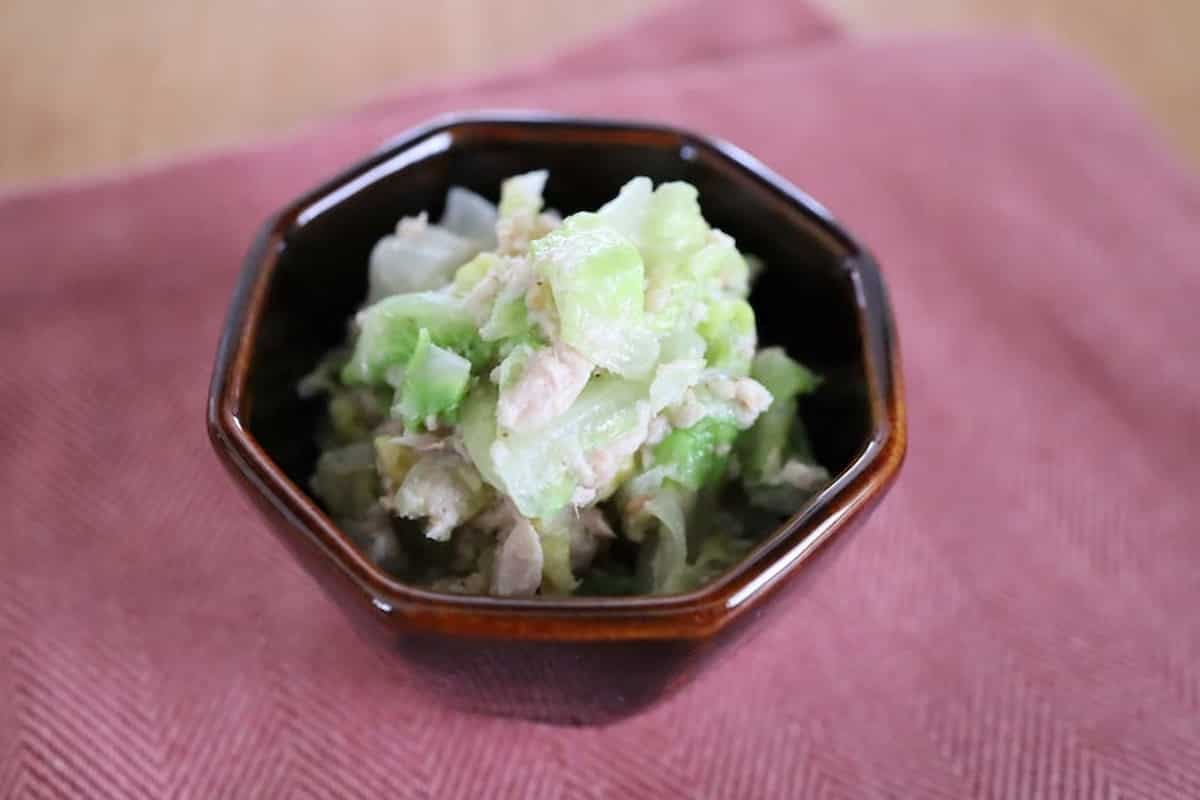 武田真由美さん キャベツとツナの和風サラダ