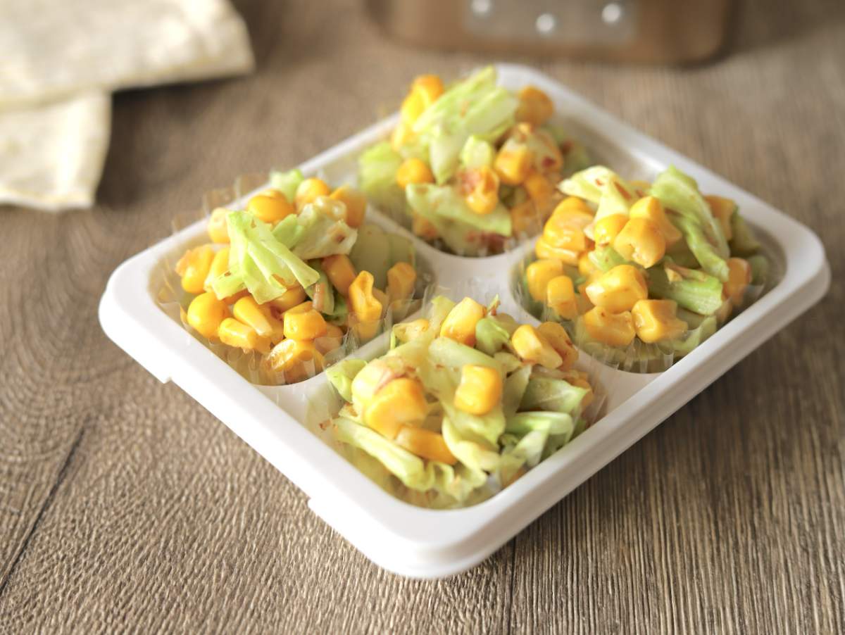 「春キャベツとコーンのおかか和え」レシピ