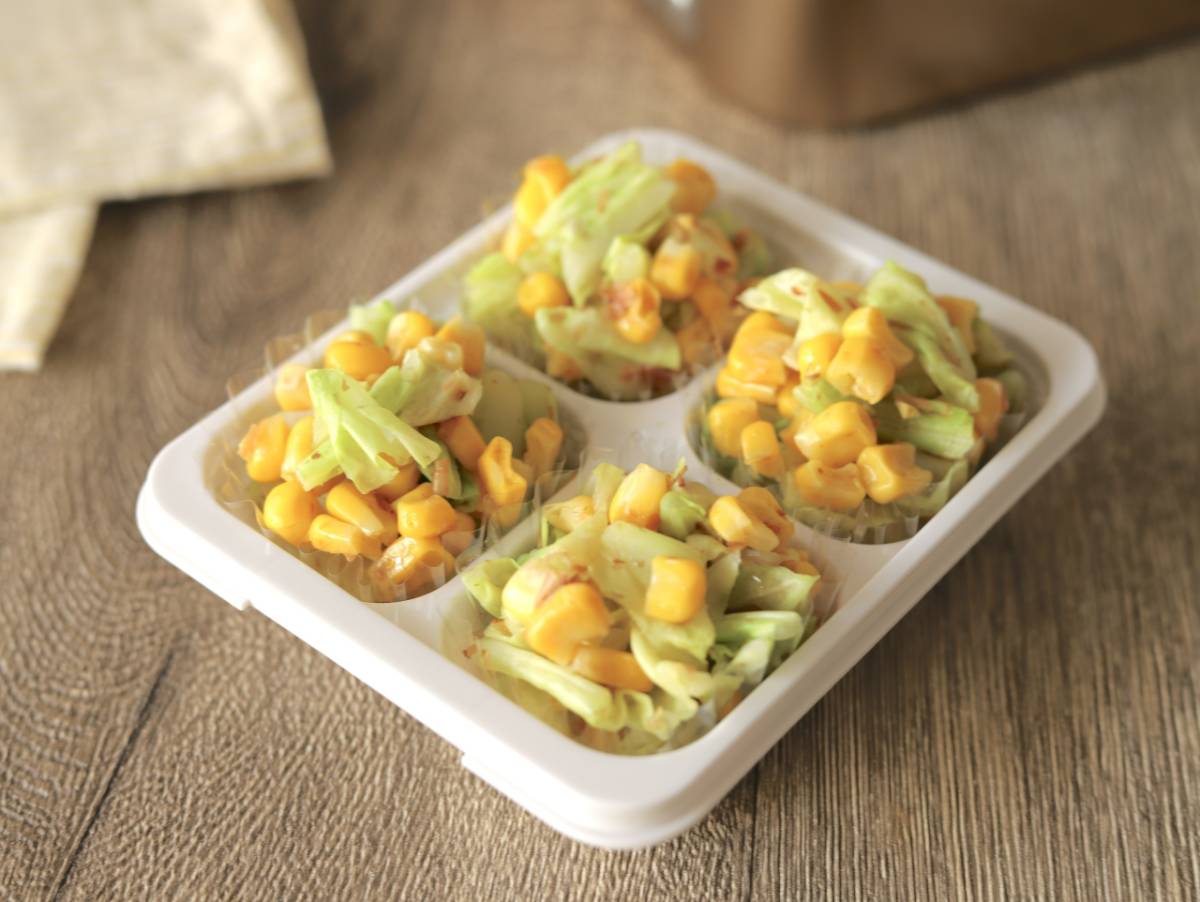 お弁当にぴったり！「春キャベツとコーンのおかか和え」レシピ