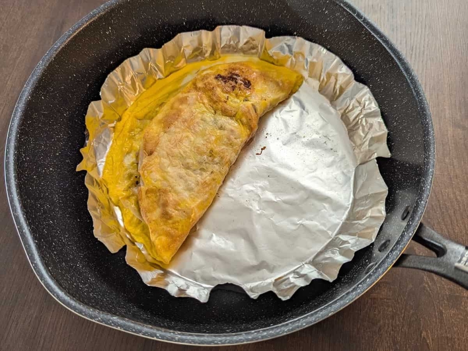 フライパンにくっつかない！キャンドゥ「アルミシート」で後片付けがラクに♪