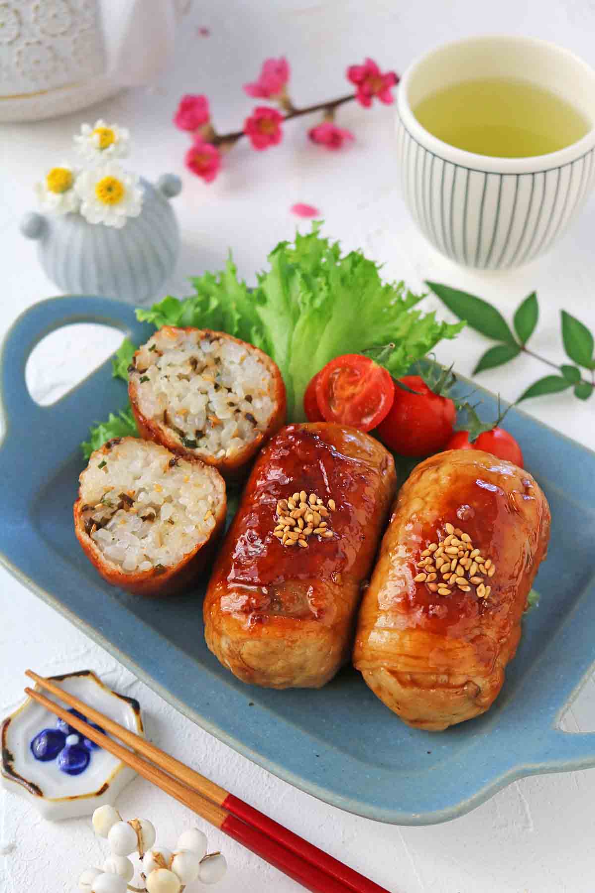 肉巻きおにぎり13