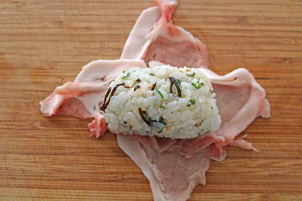 肉巻きおにぎり7