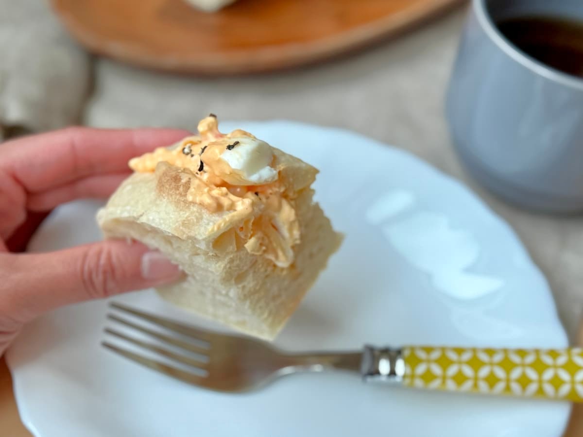 アクセントにブラックペッパー