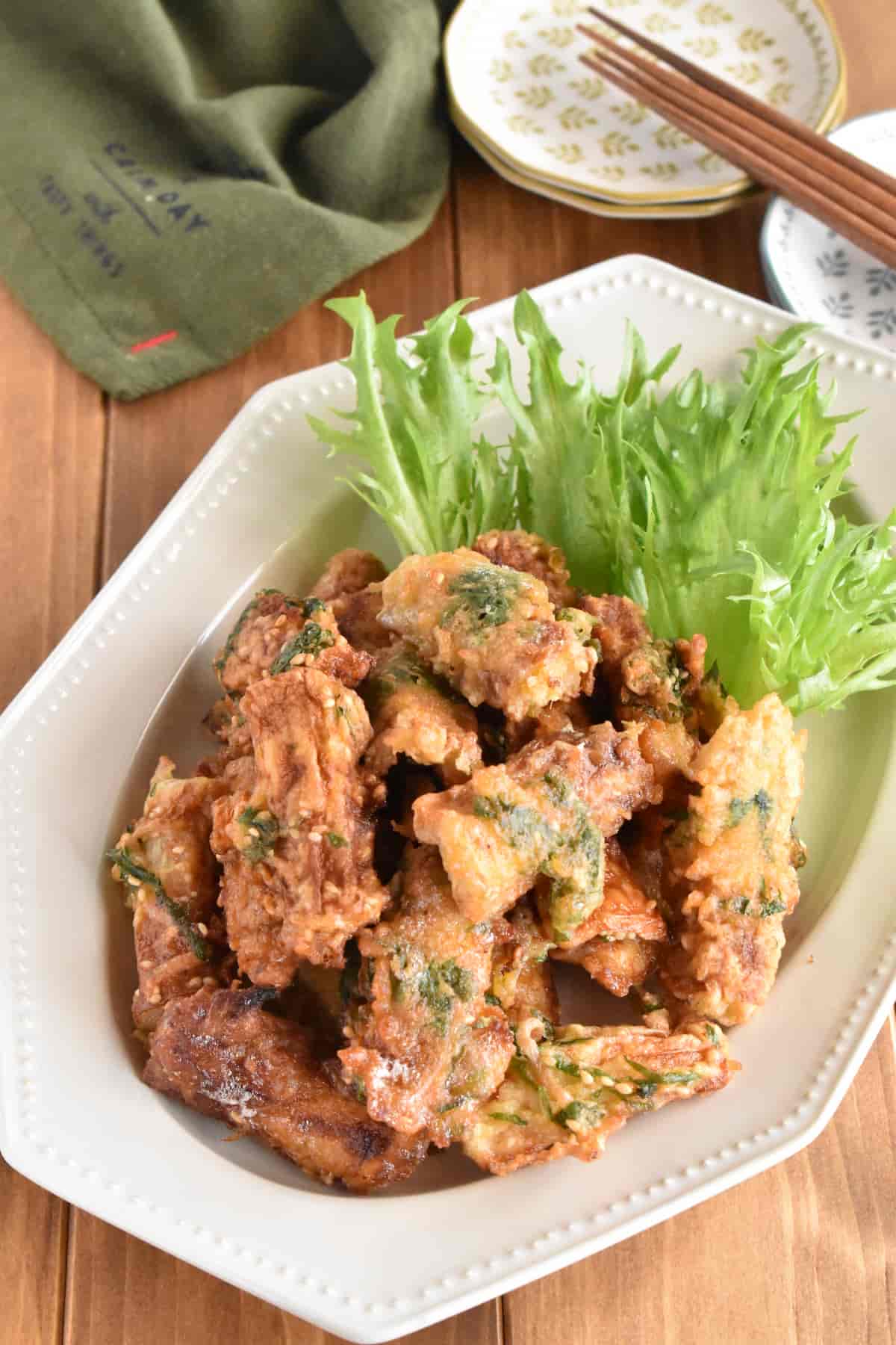 ちくわの甘辛揚げ