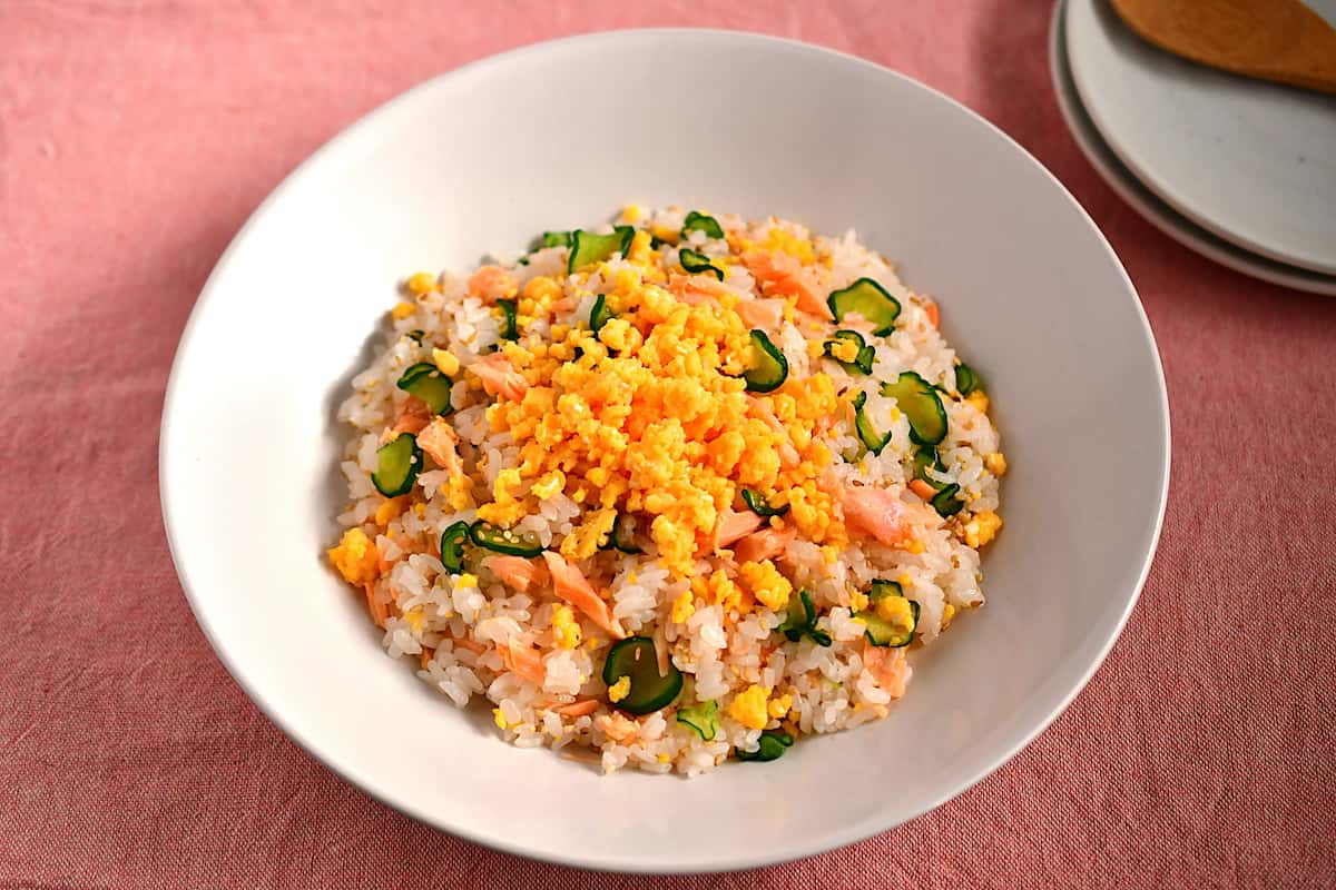 卵そぼろを使った混ぜ寿司