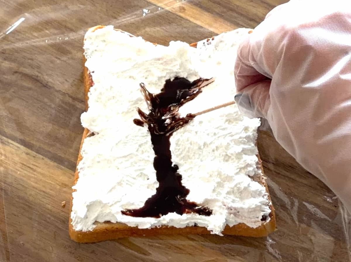 桜咲くトースト