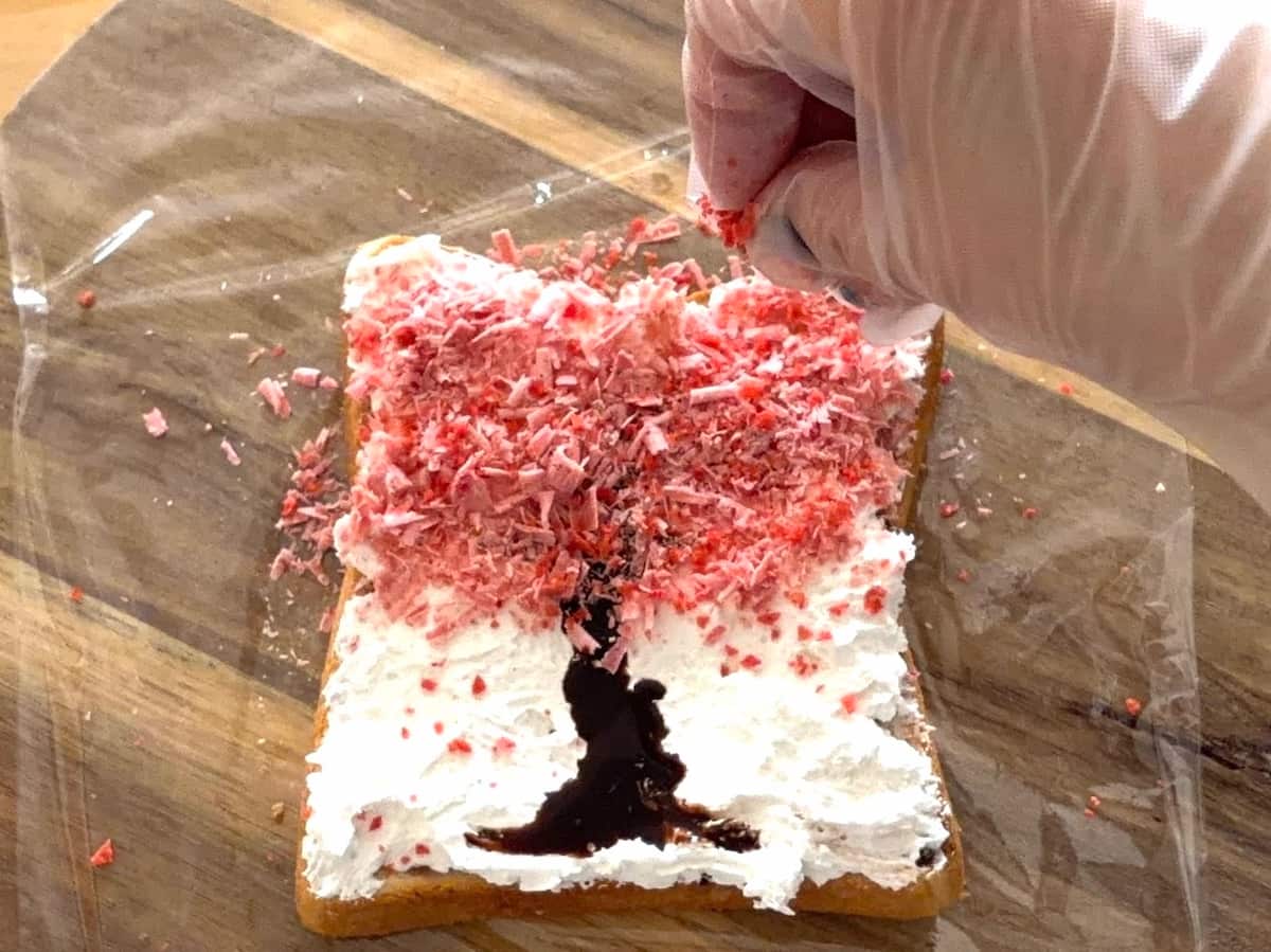 桜咲くトースト