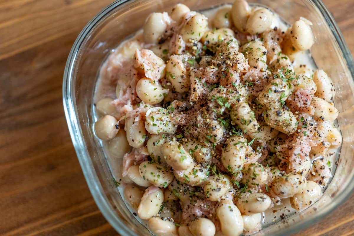 大豆とツナのマリネ