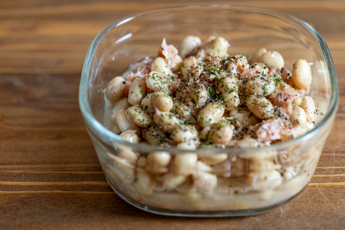 超絶お手軽にたんぱく質プラス！3分だけで作れる「ツナと大豆のマリネ」