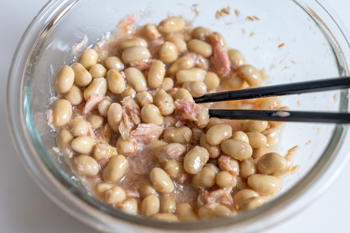 大豆とツナのマリネ作り方