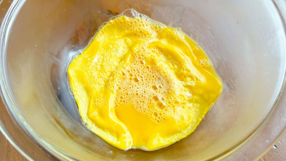 アスパラと卵のマヨあえ