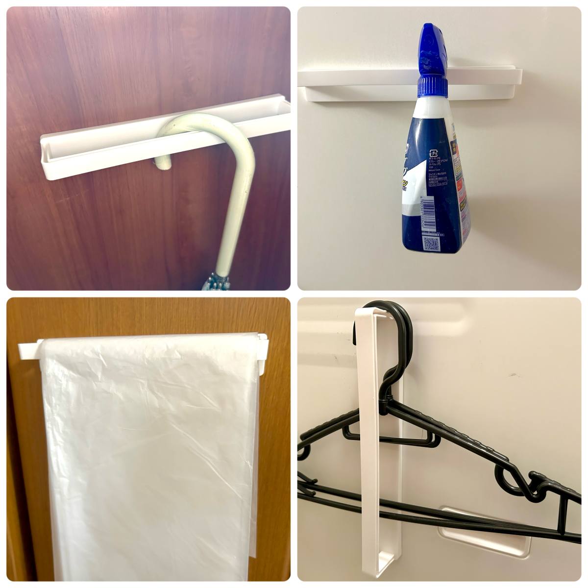 「使い方、何通り？」マグネット式のセリア「タオルバー」が家じゅうで大活躍