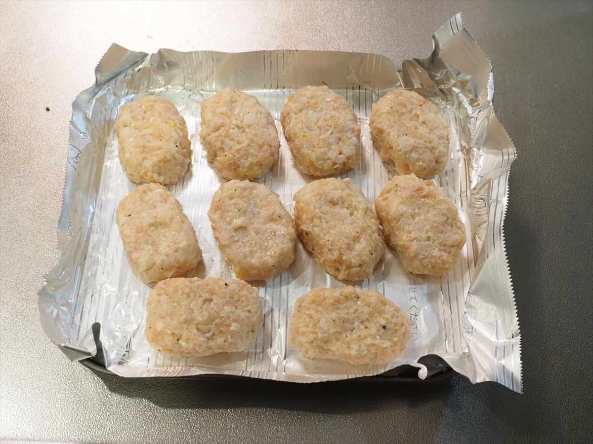 オーブントースターで簡単!鶏むねひき肉のジューシーチキンナゲット|外はカリッと中はふんわり