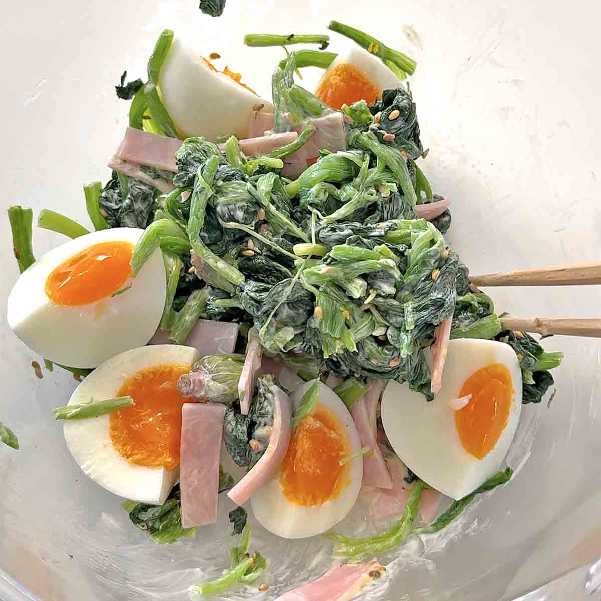 ほうれん草サラダ１１