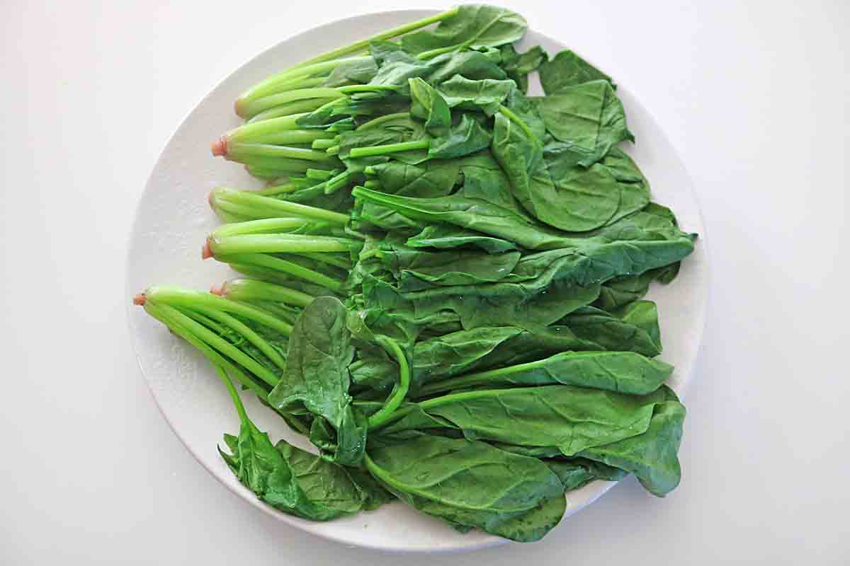 ほうれん草サラダ４