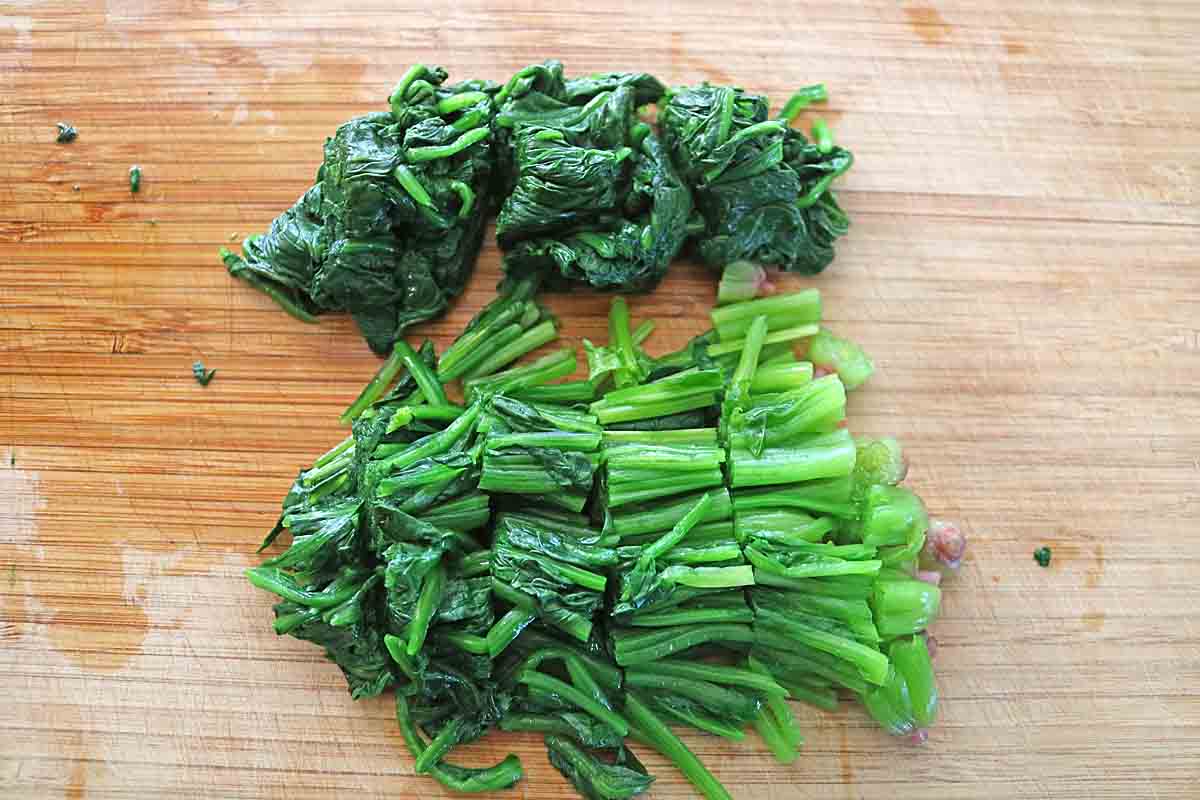 ほうれん草サラダ５