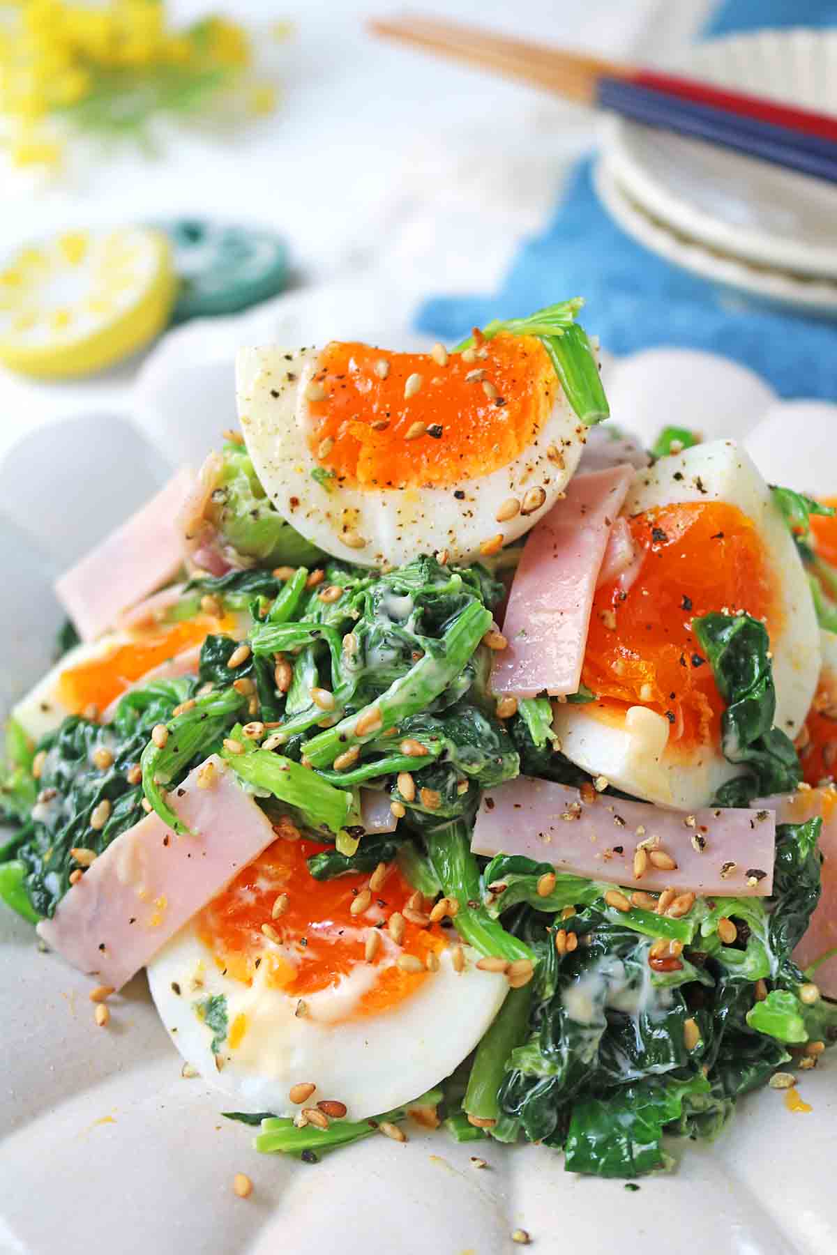 ほうれん草サラダ１２