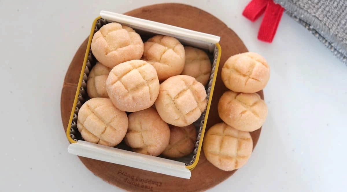 材料4つで簡単！サクサクでかわいい「メロンパンクッキー」レシピ
