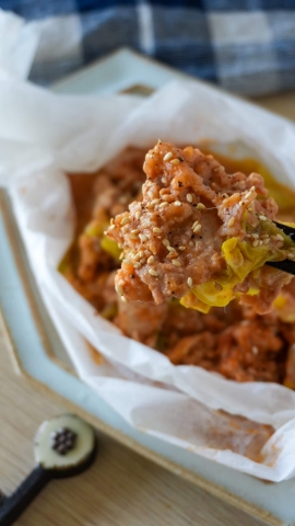 コスパ抜群なのにごちそう級！「春キャベツと豚こま肉のチーズ蒸し」