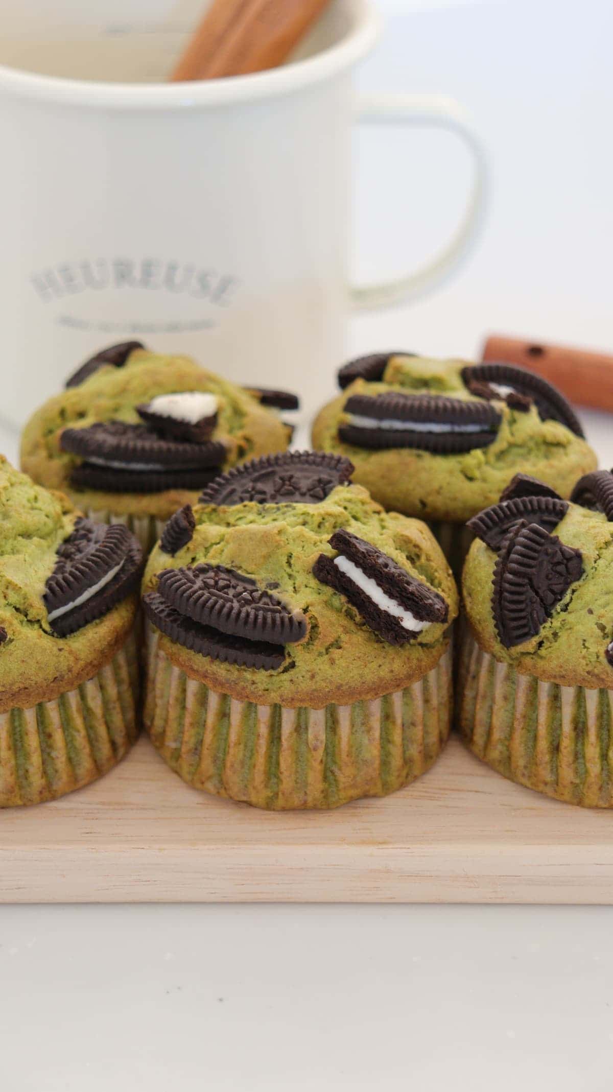オレオ抹茶マフィン