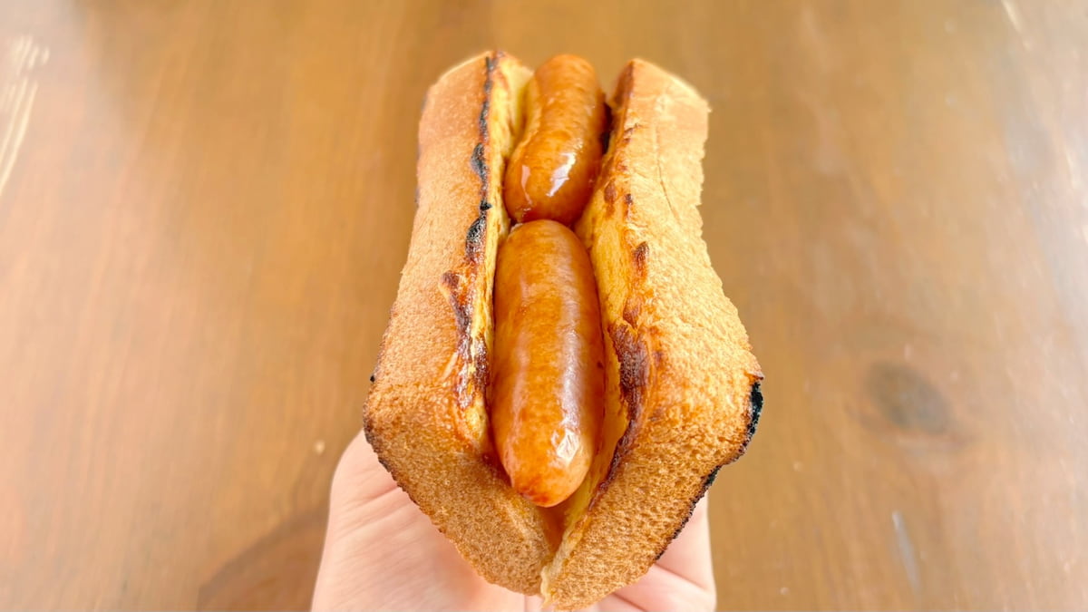 簡単ホットドッグ風