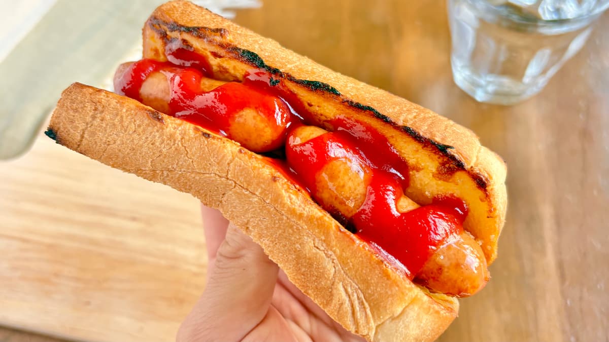 簡単ホットドッグ風