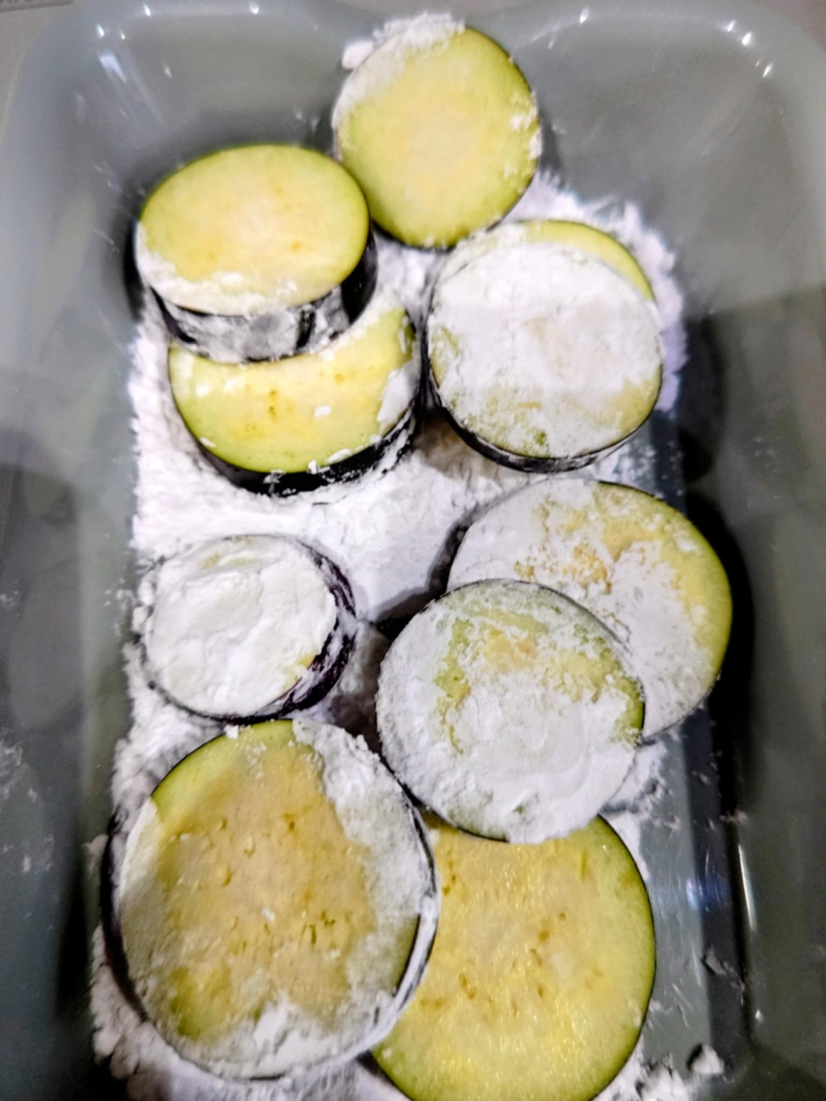 ナスの挟み焼き