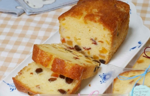 ドライフルーツが決め手！しっとり「フルーツパウンドケーキ」