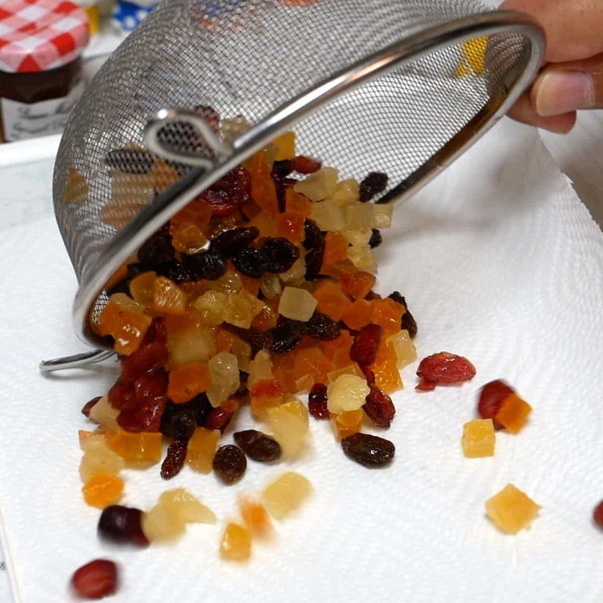 フルーツパウンドケーキ手順01