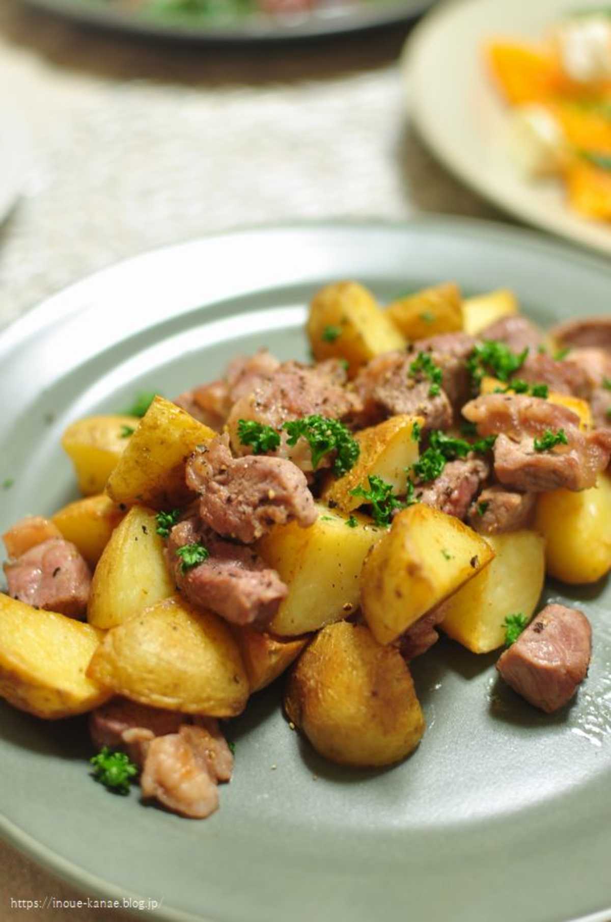 新じゃがと合わせたビーフポテト